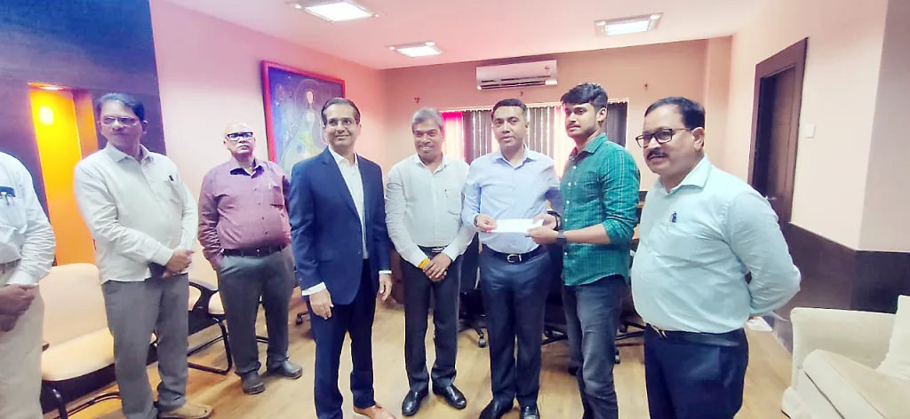 Financial support to Chaitanya Haldankar for higher education