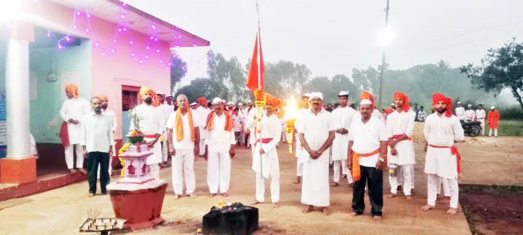 Durgamata Daud begins with enthusiasm in the taluka