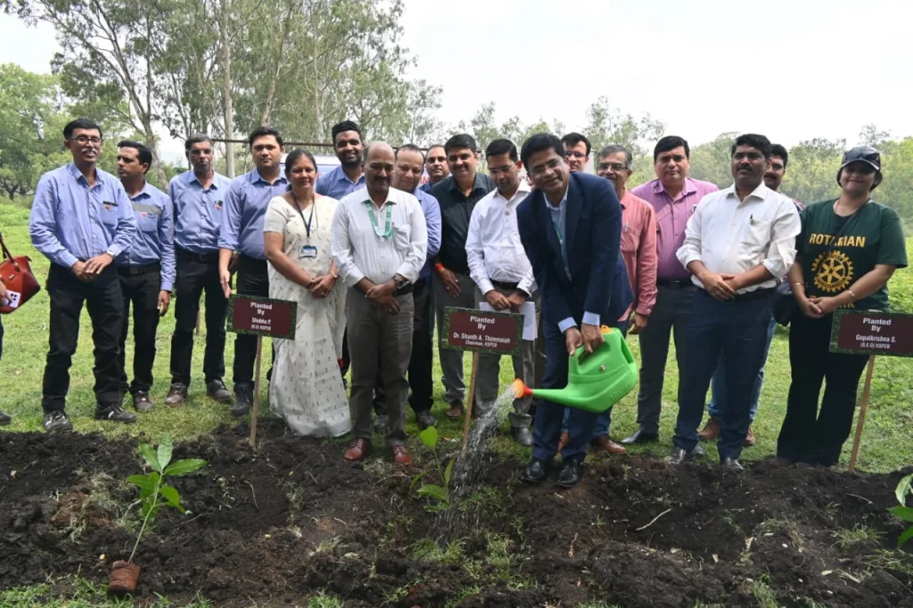 Inauguration of Miyawaki Plantation Project at Hindalco