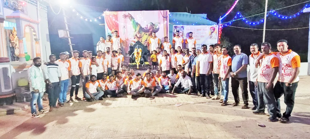 A grand procession of Shiva Raya's idol at Alataga