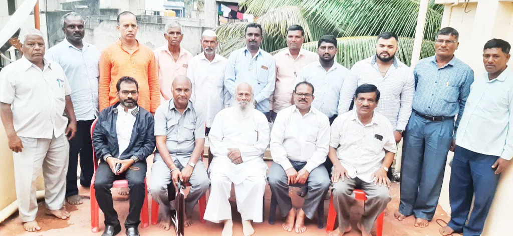 Wrestling ground in Belgaum in January