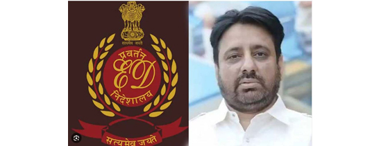 ED raids on Amanatullah Khan in Delhi