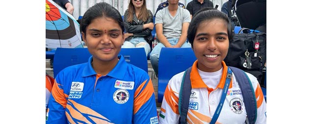 ज्योती व्हेनामला पोल पोझीशन, आदिती चौथ्या स्थानी Jyoti Venam takes pole position, Aditi fourth