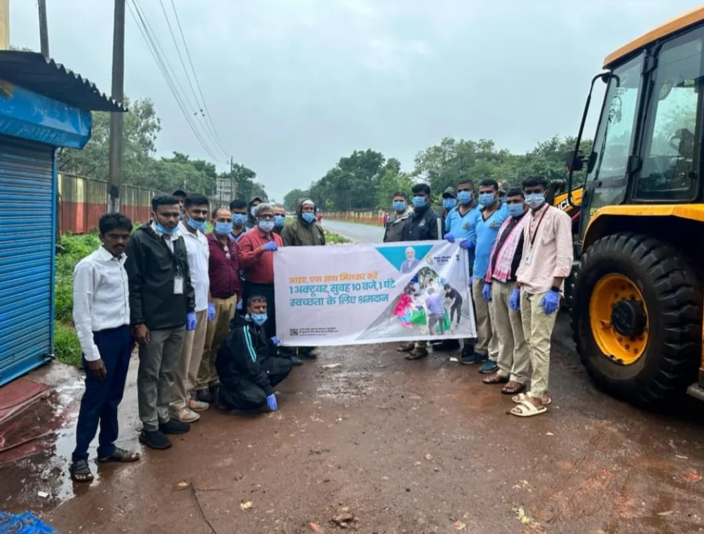 Sanitation in Sambar-Balekundri on behalf of Airport Authority