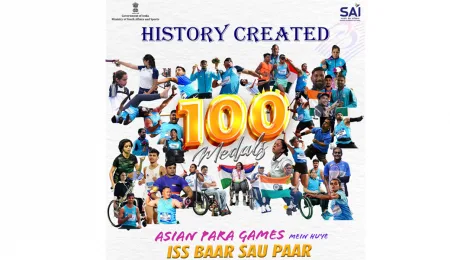 आशियाई पॅरा क्रीडा स्पर्धेत भारताला 111 पदके India wins 111 medals in Asian Para Games