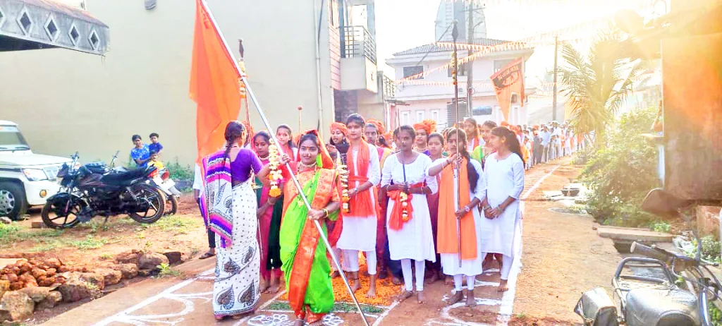 Durgamata Daud in the taluka in immense excitement