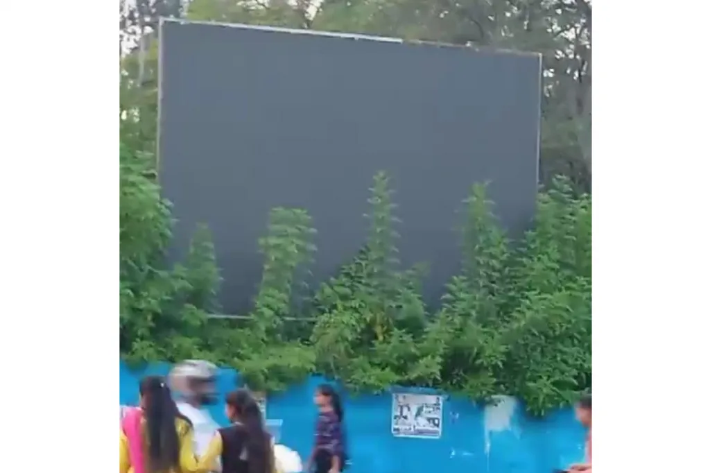 Digital billboards covered ordinary citizens