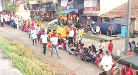 तालुक्यात दसरोत्सव-सीमोल्लंघन उत्साहात Dasarotsava-seemollanghan in the taluk in excitement