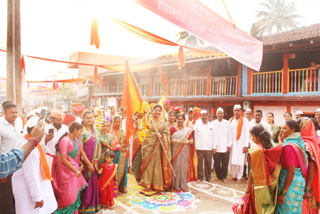 Durgamata Daud in the taluka in an unprecedented environment