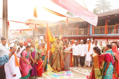 Durgamata Daud in the taluka in an unprecedented environment