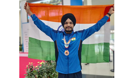 Bronze to Sarabjot Singh, Gold to Simanam