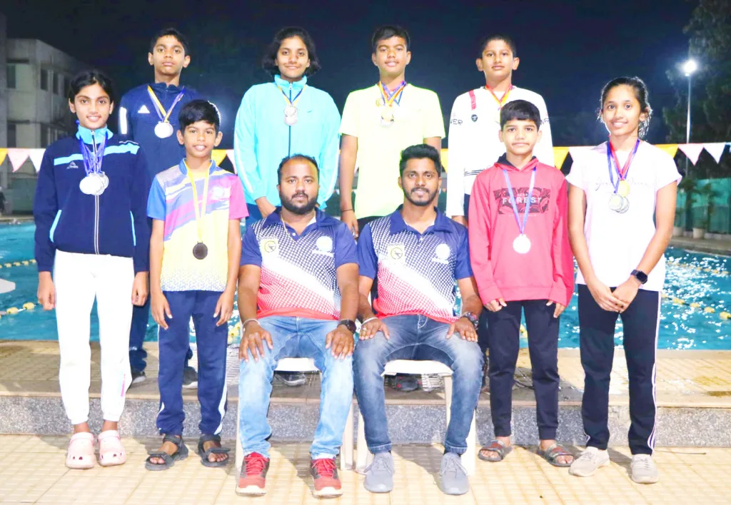 Success of Belgaum swimmers in state level swimming competition