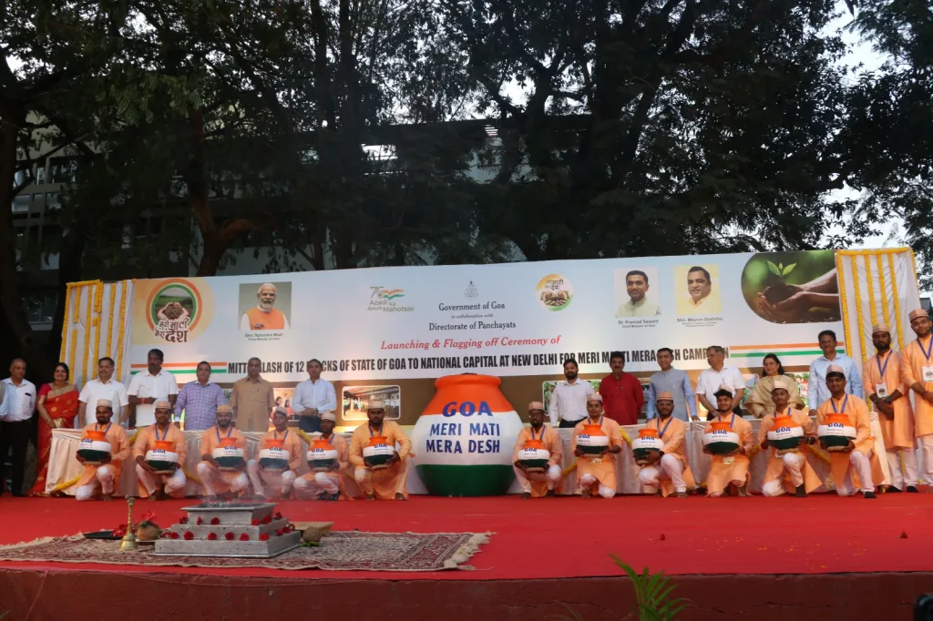 Goa soil left for Delhi