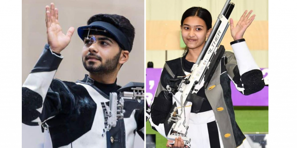 Silver medals for shooters Arjuna, Tilottama