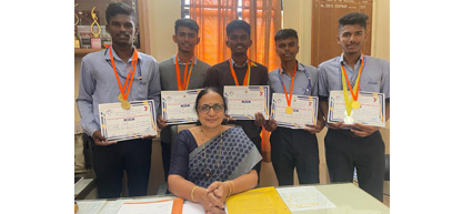 Bharatesh College success in sports competition