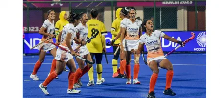 भारताचा मलेशियावर एकतर्फी विजय India's one-sided victory over Malaysia