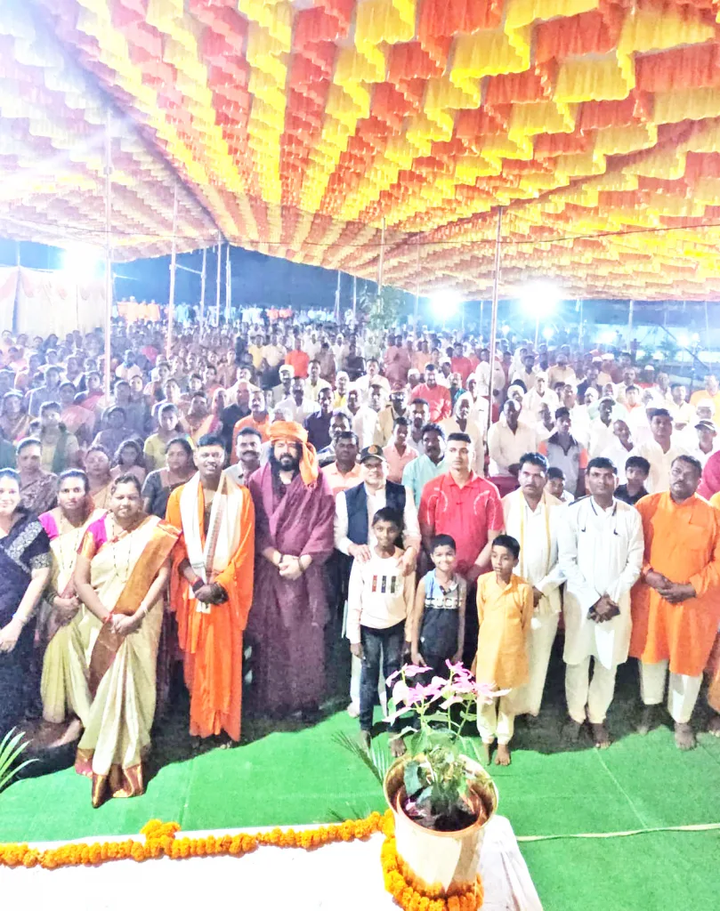Inaugural ceremony of Maheshwar Mahadev Temple near Kallehol Cross in devotional atmosphere