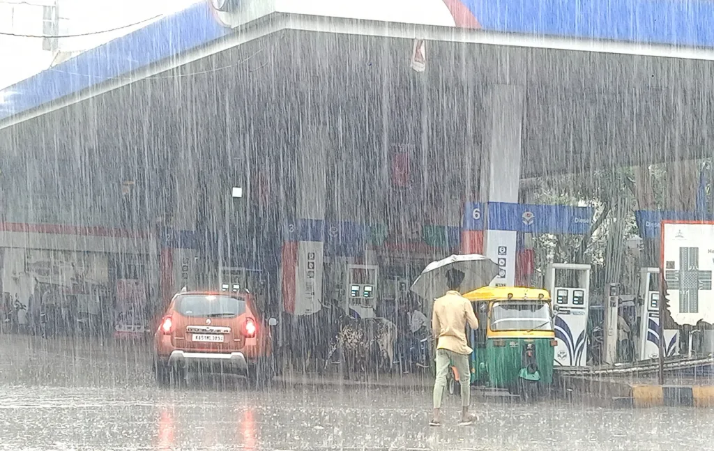 A little happiness, a little sadness with the arrival of rain