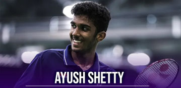 Aayush won bronze medal in World Badminton Championships