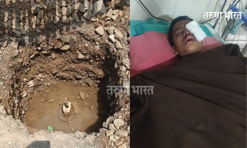 कळंब्यातील गळतीमुळे खोदलेला खड्डा बनला जीवघेणा; खड्ड्यात पडून विद्यार्थी गंभीर जखमी; ग्रामपंचयातीच्या हलगर्जीपणाचा फटका Kolhapur kalamba