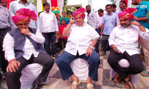 MLA Satej Patil and MP Dhananjay Mahadik same platform tbdnews