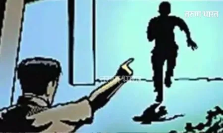 सोलापुरात पोलिसांकडून चोरट्यांची फिल्मी स्टाईल पाठलाग; गाडीवर फायरिंग Solapur Film style