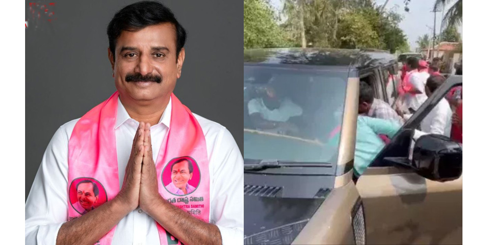 तेलंगणात बीआरएस खासदारावर चाकू हल्ला Knife attack on BRS MP in Telangana