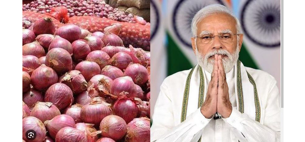 कांदा निर्यातीवर 67 हजार प्रति मेट्रिक टन ‘एमईपी’ 67 thousand per metric ton 'MEP' on onion export