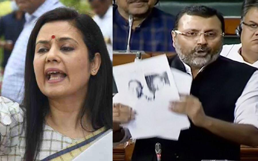 A war of words between Mahua Moitra and Dubey