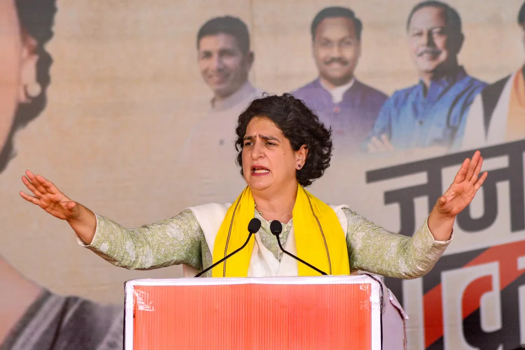 Priyanka Vadra flees to Madhya Pradesh due to unemployment