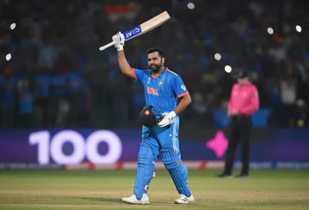 Rohit's 'record' four in the World Cup