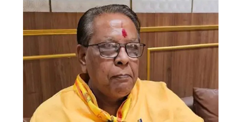 BJP leader Uma Shankar Gupta suffered a heart attack