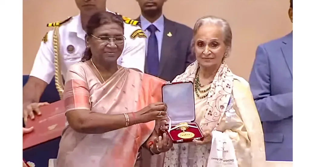 Wahida Rehman honored with Dadasaheb Phalke Award