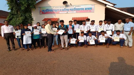 तालुकास्तरीय क्रीडा स्पर्धेत न्यू इंग्लिश स्कूल आचराचे घवघवीत यश