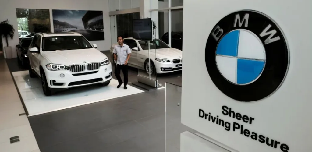 BMW's performance in vehicle sales is strong
