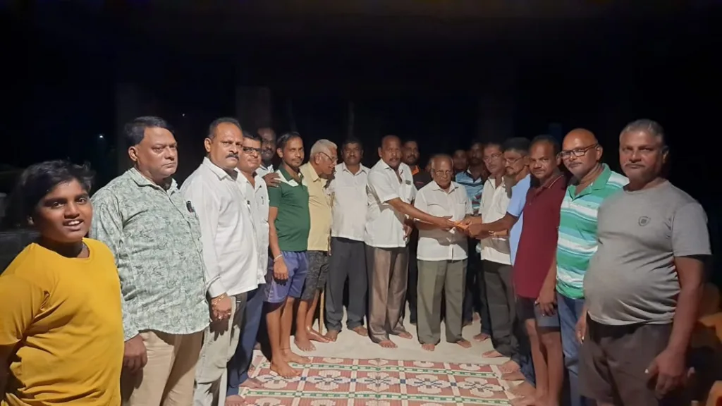 मसुरे- देऊळवाडा तुरी वांयगणी येथील मंदिरास पन्नास हजारांची मदत