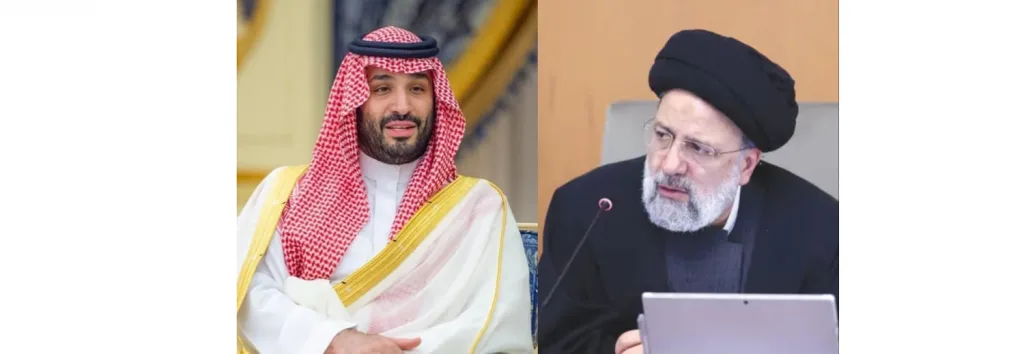 सौदी युवराज-इराण राष्ट्रपतींमध्ये चर्चा Discussions between Saudi Crown Prince and Iranian President