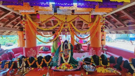 कलंबिस्त श्रीदेवी सातेरी मंदिरात 28 ऑक्टोबर पर्यंत जागर