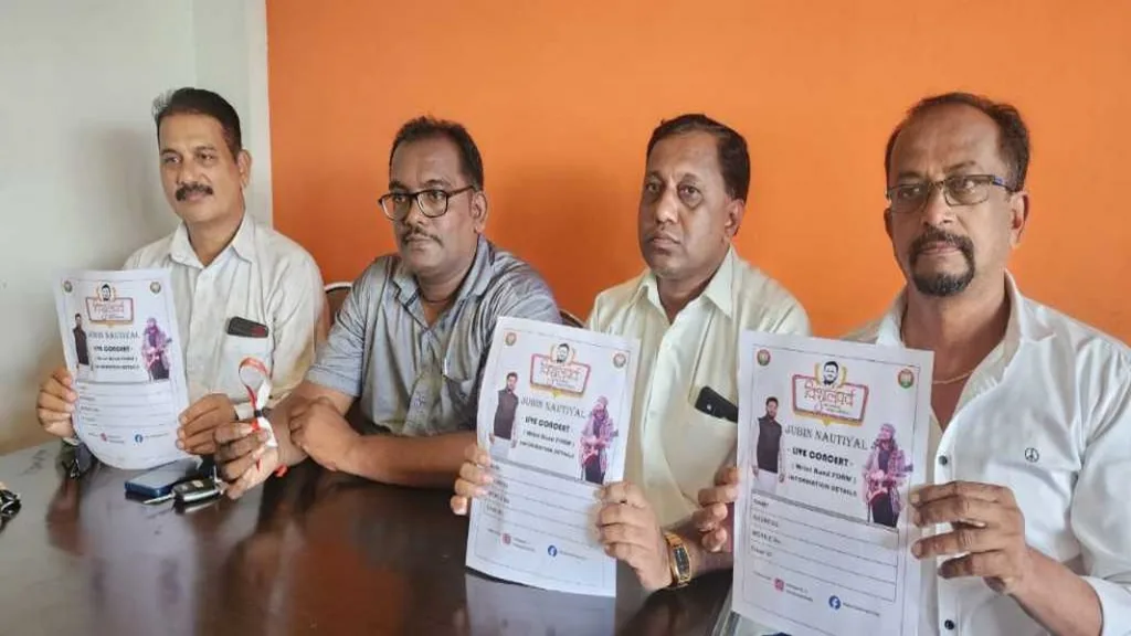 जुबिन नौटियालच्या कार्यक्रमाला येणाऱ्यांसाठी “रिस्ट बँड” बंधनकारक