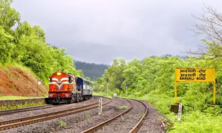 The schedule of the Konkan Railway was disrupted