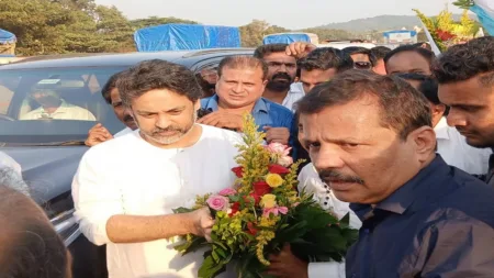 नाराजी नाट्यानंतर निलेश राणेंचे बांद्यात जल्लोषी स्वागत