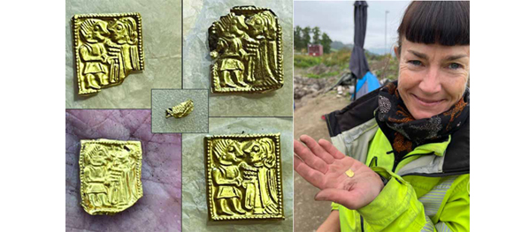 An ancient temple full of golden treasures