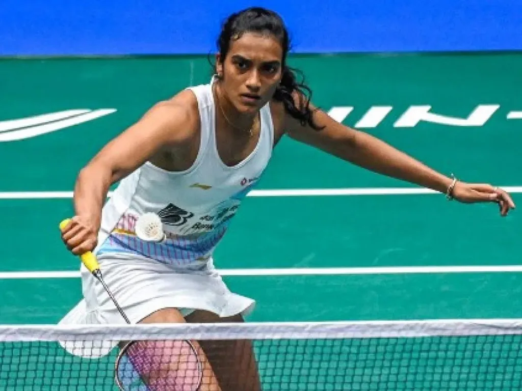 P. V. Sindhu in the quarterfinals