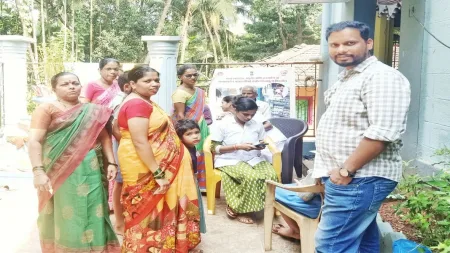 नाणोस येथे आयुष्यमान कार्ड व रक्त तपासणी शिबिराचे आयोजन