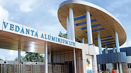 Shares of Vedanta Ltd. in decline