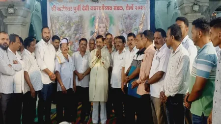 खा. विनायक राऊतांनी घेतले वेत्ये येथील कलेश्वर मंदिरात दर्शन