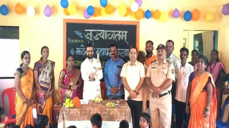 मळेवाड येथे नूतन अंगणवाडी इमारतीचे शुभारंभ