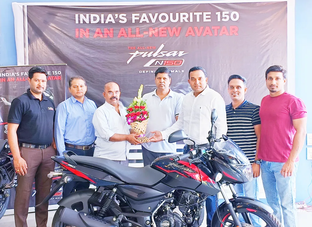 A bike prize for man of the tournament