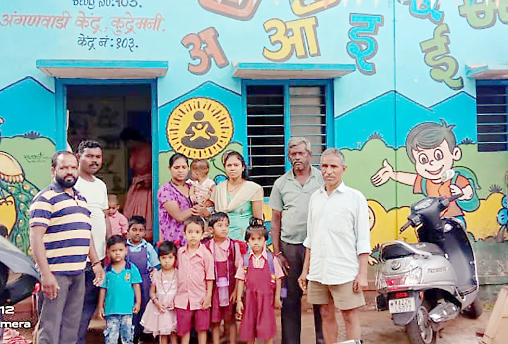 Shadow chaos at Kudremani Anganwadi Centre