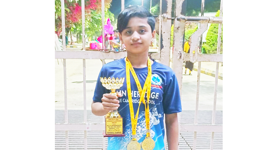Three gold medals for Arohi Chittgar